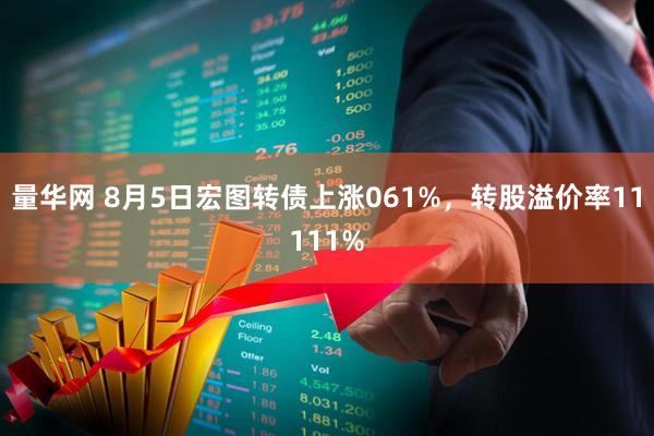 量华网 8月5日宏图转债上涨061%，转股溢价率11111%
